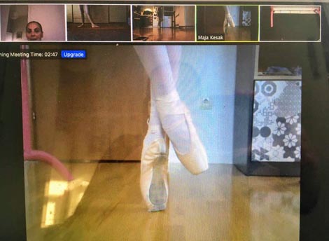 On line nastava klasičnog baleta