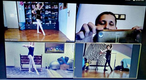 On line nastava klasičnog baleta