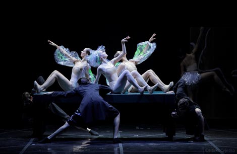 Balet Hrvatskog narodnog kazališta u Zagrebu: Ženski rukopis – Budoir, kor. Pavla Pećušak, foto: © Mirko Cvjetko