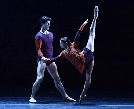 Maria Eichwald, Roberto Bolle – Thomas Höfs, Mono Lisa, kor. Itzik Galili, foto: facebook (Roberto Bolle Official Page)