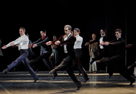 Hrvatsko narodno kazalište u Zagrebu: Miroslav Krleža – Leo Mujić, Gospoda Glembajevi, kor. i red. Leo Mujić, foto: © Mirko Cvjetko, 2017.