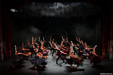 Hrvatsko narodno kazalište u Zagrebu: William Shakespeare / Leo Mujić, Hamlet, kor. i red. Leo Mujić, foto: © Novkovic