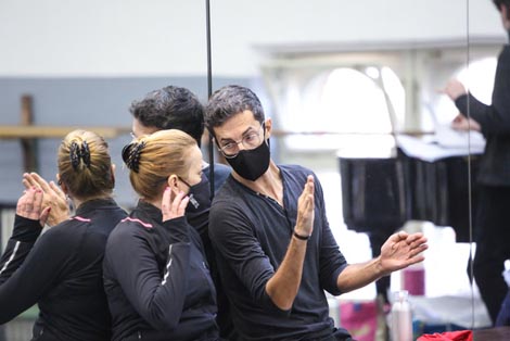 José Carlos Martinez u baletnoj dvorani tijekom rada na baletu Giselle, foto: Mara Bratoš