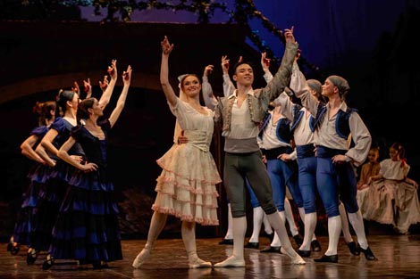 Hrvatsko narodno kazalište Split: Aleksandar Krein, Laurencia, kor. Vakthang Čabukiani, uprizorenje Nina Ananiašvili, foto: Nemi Bulat