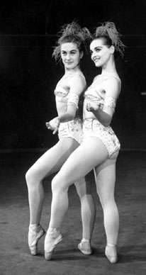 Đurđica Ludvig i Ljubinka Dokić - Henri Sauguet, Pelivani, kor. Octavio Cintolesi, HNK u Zagrebu, 1957.