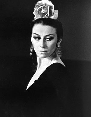 Maja Pliseckaja kao Carmen, 1974.
