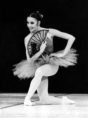 Mateja Pučko Petković kao Kitri u baletu Don Kihot, na natjecanju u Novom Sadu 1988.