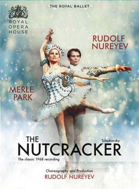 Naslovnica DVD-a sa snimkom Orašara u koreografiji Rudolfa Nurejeva, London, 1968.