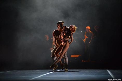 Hrvatsko narodno kazalište u Zagrebu: Francesco Nappa – Massimiliano Volpini – Philippe Kratz, Prelaženje linije – Večer tri baleta, foto: Novković