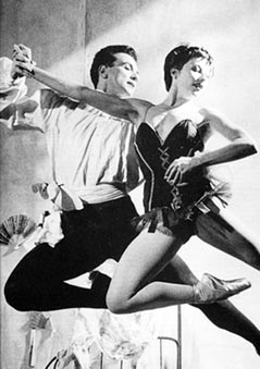 Roland Petit i Zizi Jeanmaire na praizvedbi baleta Carmen