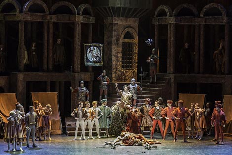 The Royal Ballet, London: Sergej Prokofjev, Romeo i Julija (Romeo and Juliet), kor. Kenneth MacMillan, foto: Johan Persson