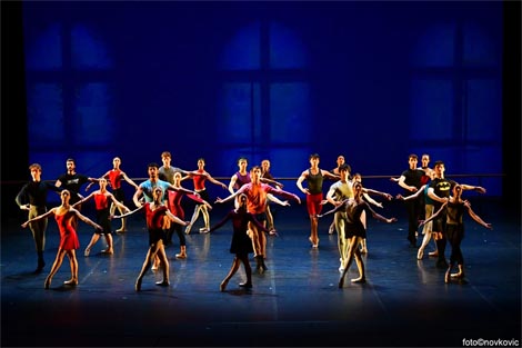 Hrvatsko narodno kazalište u Zagrebu: Baletni koncert Život na pozornici, Sat baleta, kor. Massimiliano Volpini, foto: Novković